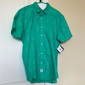 Volcom short sleeve button down shirt.
